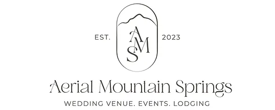 Aerial Mountain Springs - Mountain & Lake Weddings